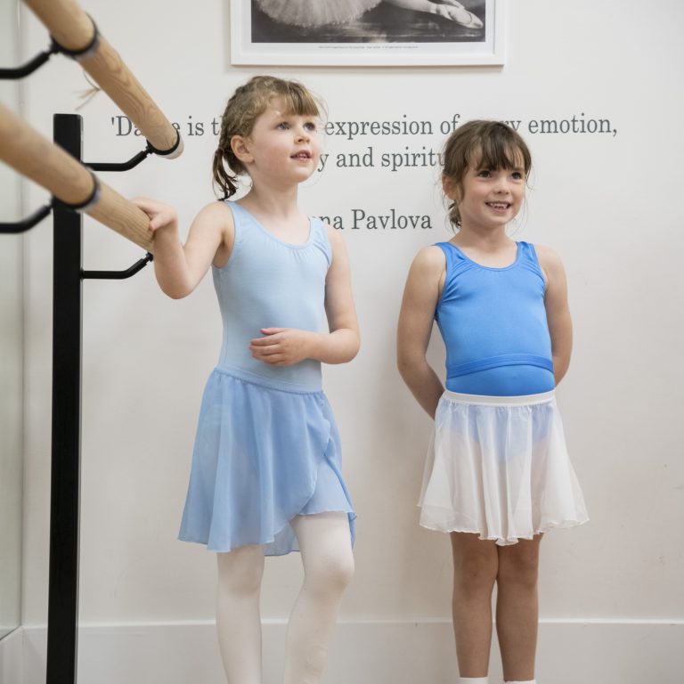 Two ballet students