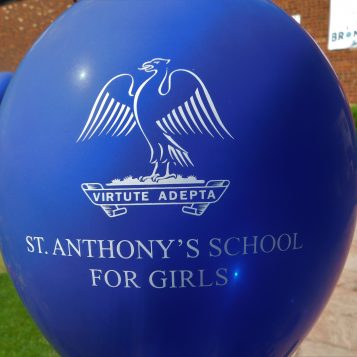St Anthony's Girls personalised balloon